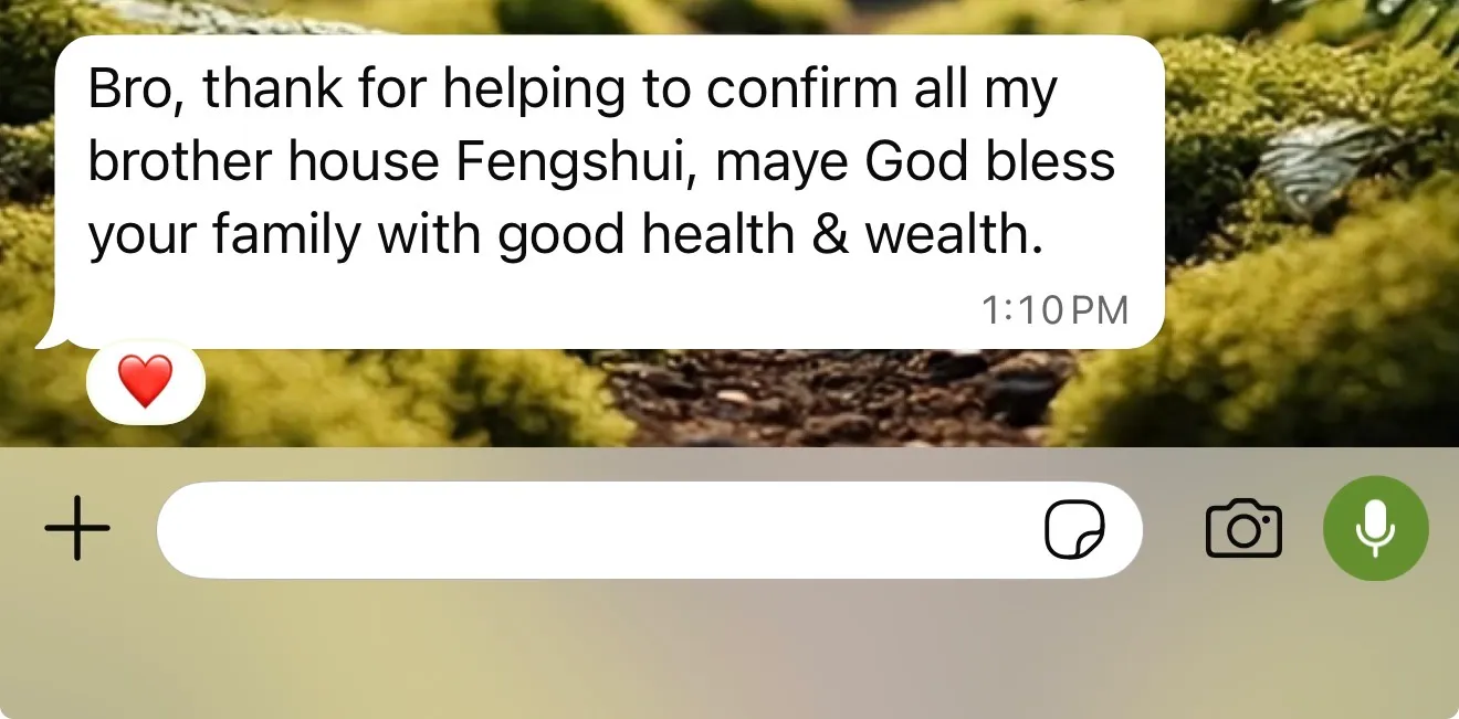 Client testimonial